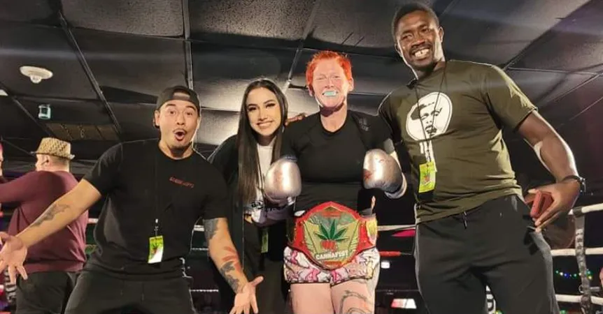 Competition Team with Ashlea Trachier Muay Thai Champion