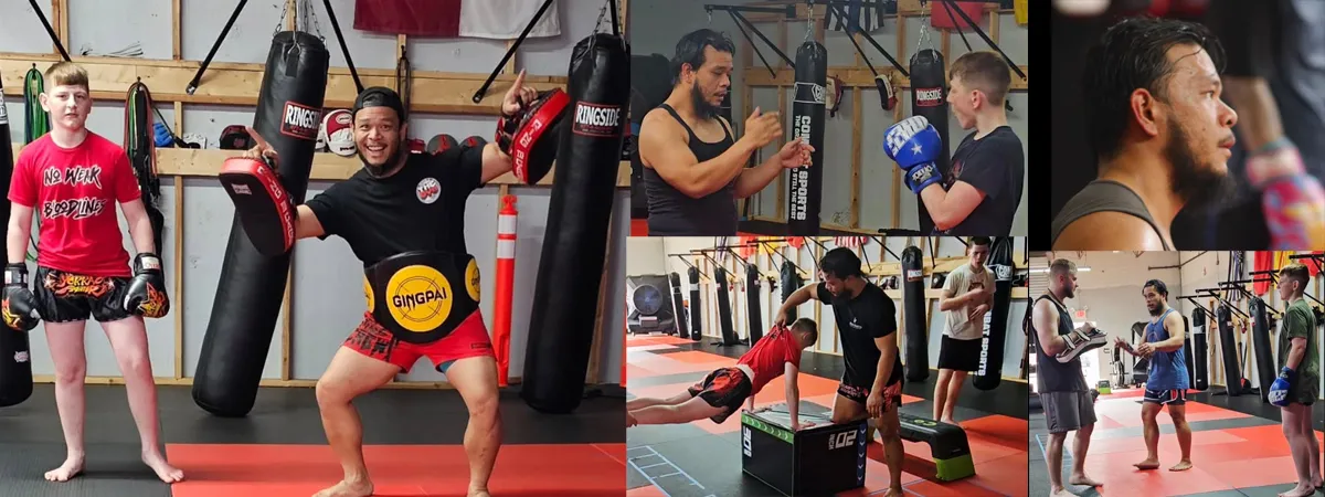 Outlaw Muay Thai Private Lessons Photo with Coach Po